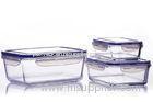 400ml High Borosilicate Pyrex Glass Containers Safe For Food In Microwave