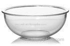 600ml Clear Reusable Borosilicate Glass Bowl Round , Home Dinner Bowl