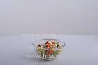 Vegetable High Borosilicate Glass Bowls With PP Lid CE SGS Approved