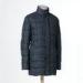 100% Nylon Mens Warmest Down Jacket Black With Digital print
