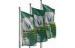 Promotional Outdoor Custom Advertising Flags Horizontal flying banners