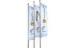 Screen Printed Straight Outdoor Advertising Flags With Strong Ribbon Hook