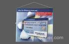 Indoor Spot Color Hanging Custom Advertising Flags with Wooden Bar