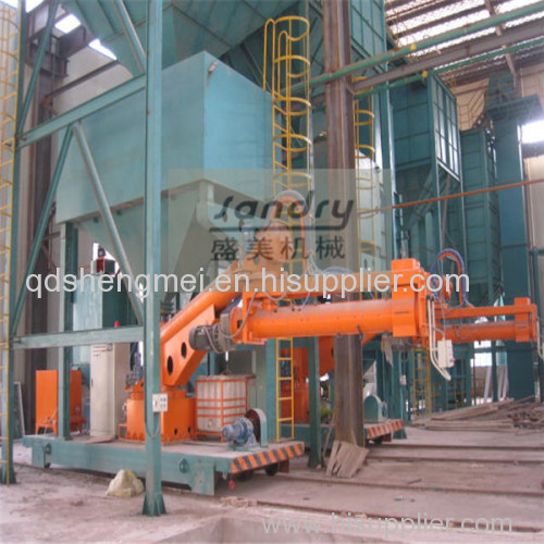 best sale & quality resin sand reclamation and casting machine