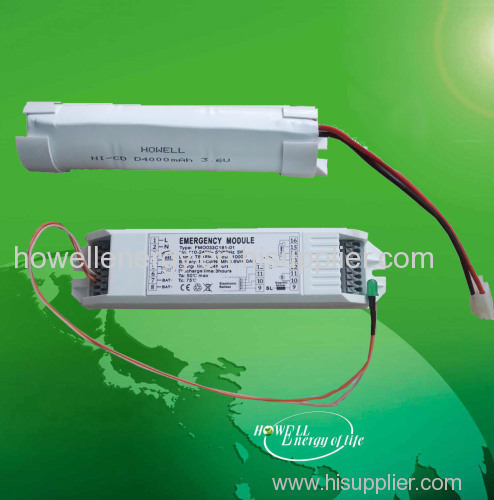 led emergency battery backup for T5 T8 fluorescent lamp