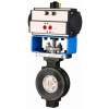 Pneumatic Butterfly Valve, Metal Seat, 150#, 600#