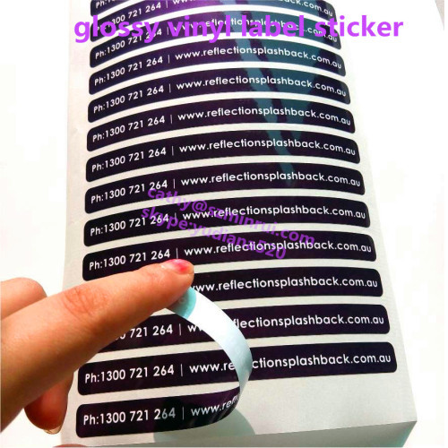 laminated water proof vinyl sticker label