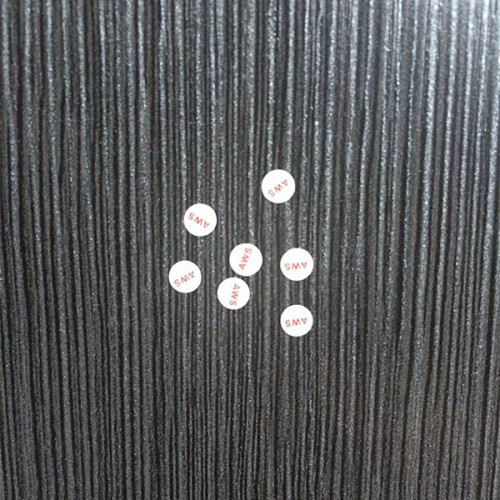 Custom 4mm Round Self Adhesive Destructible Vinyl Sticker label