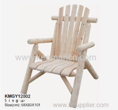 Wooden comfortable single chair