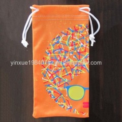 Microfiber Eyeglasses drawstring pouch