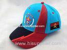 Contrasting Multi Colors Cotton Baseball Cap Embroider Logo Hat Promotion