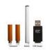 300mah Slim 400puffs E Cig Cartomizer L Kit / Disposable Atomizer