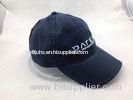 Unstructured Washed Baseball Cap Plain Embroidery Cotton Cowboy Hat