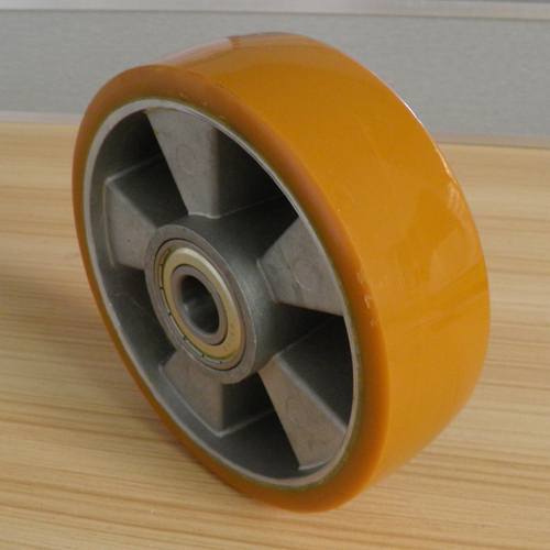 PU made heavy duty caster wheels with aluminum core
