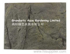 3D aquarium /Terrarium backround board; 3D Naturalistic background board; PU Backgrounds/Flat rock background board