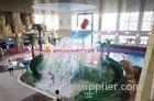 Water World Park Indoor Children Water Playground With Water Fall 8 * 4 * 6m