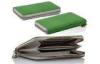 Green Genuine Leather Apple iPhone Case Shock Resistant Cellphone Wallet Case