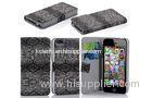 iPhone 5 Wallet PU Leather Apple iPhone Case Shock Proof With Alligator Pattern
