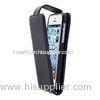 Custom Black TPU Genuine Leather Phone Case Wallet Iphone 5S Protective Cover