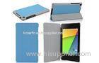 Shock Resistant Blue Google Nexus Tablet Cover With Folding Design