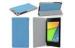 Shock Resistant Blue Google Nexus Tablet Cover With Folding Design