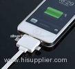 White Three In One Universal Micro USB Charger Cable For IPhone4 / Blackberry