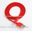 Braid Fabric Micro USB Charging Data Cable For Iphone 5s CE RoHS FCC