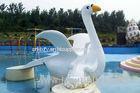 Customized Cygnet Slide Game For Kids, Fiberglass Small Water Pool Slides