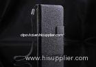 Luxury Genuine Leather Smart Phone Wallet Case For Business Men , Apple iPhone 4 4S Cover