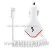 Heavy Duty Dual USB Car Charger Cable For Micro Phone Samsung HTC LG