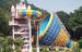 Water Attractions Tornado Slide, Fiberglass Water Slides 14.6m Height Customized