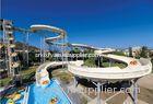 Custom Water Slides, 6 People Fiberglass Family Slide, Aqua Park Equipment