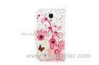 Flower Pattern Cell Phone Wallet Samsung Galaxy S4 Phone Cases For Girl