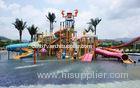 Custom Fiberglass Water Park Equipments, Gaint Aqua Playground Equipment