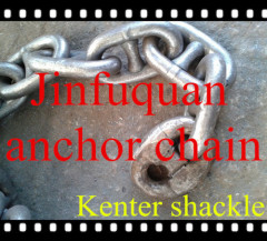 anchor chain with shackle marine fittings