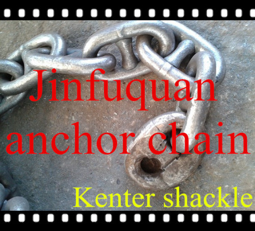 anchor chain with shackle marine fittings