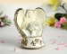 Angel Series Sliver Polyresin Water Globe Key Wind Music Box