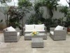 Aluminum Rattan Chairs and Table Sets