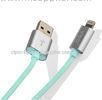 Aluminum Braid Lightning Iphone 5 / 5s USB Charging Cables 8 pin 1m