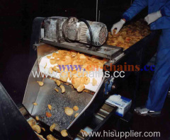 B50 flat top meat industry plastic conveyor belt