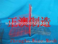 wire mesh shopping basket metal rack