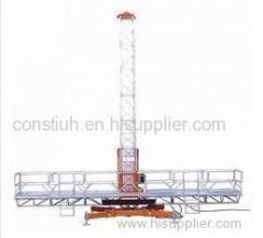 Electric 1000kg Aerial Single Lifting Mast Climbing Work Platform for Building Cleaning
