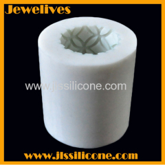 beautiful pattern silicone candle cylinder mold