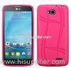 Rubber Silicone Soft Gel Skin LG Cell Phone Covers , LG Optimus L90 Case