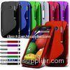S Line Wave TPU Motorola Cell Phone Cover For Moto E with Screen Protector and Pen