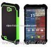 Stylish Shock Proof Black Silicone Motorola Cell Phone Case For Moto X