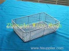 stainless steel rack metal basket wire mesh basket