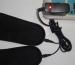 electric heating insoles, rechargeable 1400AMh lithium battery, AC recharger