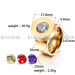 big stone cz ring cheap jewelry with fast delivery