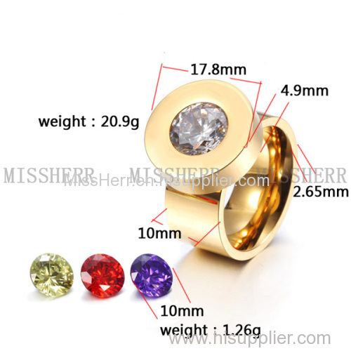 big stone cz ring cheap jewelry with fast delivery